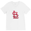 S red V-Neck Tee