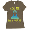 kiss a nurse Ladies Fitted T-Shirt