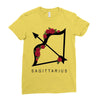 sagittarius rose Ladies Fitted T-Shirt