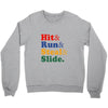 Hit Run Steal  Slide Crewneck Sweatshirt