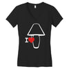 i love lamp (2) best trending Women's V-Neck T-Shirt
