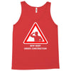 body under construction road sign Tank Top