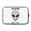 humans aren't real Laptop sleeve