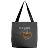 my favorite season is pumpkin spice Tote Bags