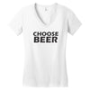 choose beer Women's V-Neck T-Shirt