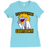 the final countdown! Ladies Fitted T-Shirt