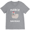 fleece navidad V-Neck Tee