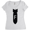 dropping f bomb Women's Triblend Scoop T-shirt