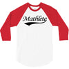 mathlete t shirt funny math humor geek nerd school athlete tee s m l x 3/4 Sleeve Shirt