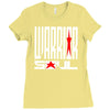 warrior soul logo Ladies Fitted T-Shirt