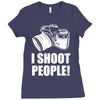 i shoot people Ladies Fitted T-Shirt