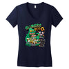 slimer's ect o's Women's V-Neck T-Shirt