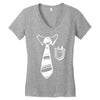geek pocket protector tie Women's V-Neck T-Shirt