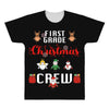first grade christmas crew All Over Men's T-shirt