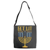 get lit Adjustable Strap Totes