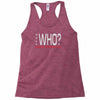 says who wisemenknownothing Racerback Tank