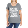 you can almost hear the fish laughing! Ladies Curvy T-Shirt