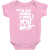 im not wearing a mask you Baby Onesie