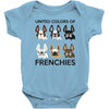 united color of frenchies Baby Bodysuit