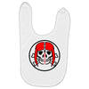 skull woman Baby Bibs