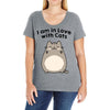 i am in love with cats Ladies Curvy T-Shirt