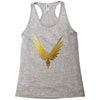 the fly bird   maverick jake paul   gold Racerback Tank