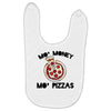 mo money mo pizzas 1 Baby Bibs