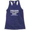folsom state prison Racerback Tank