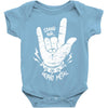 stand for heavy metal Baby Onesie