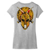 skull spartan Women's V-Neck T-Shirt