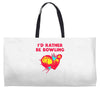 id rather be bowling Weekender Totes
