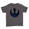 rebel logo with space pattern Youth Tee