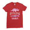 cool grandma saurus. Ladies Fitted T-Shirt