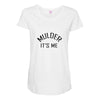 mulder it's me Maternity Scoop Neck T-shirt
