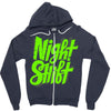 night shift Zipper Hoodie