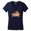Breaking Hearts Women's V-Neck T-Shirt