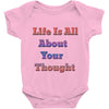 life is all Baby Onesie