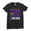 we don't know how strong we are until being strong is the only choice Ladies Fitted T-Shirt