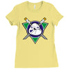 mighty leo Ladies Fitted T-Shirt