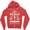 I Am One Blessed Grandmom Zipper Hoodie