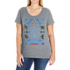 ugly sheikah sweater Ladies Curvy T-Shirt