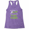 my broom broke Racerback Tank