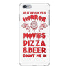 horror movies, pizza and beer iPhone 6 Plus/6s Plus Case