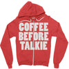 coffee before talkee Zipper Hoodie