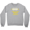 new mens womens kids eye got mad minion skills and stuff funny novelty Crewneck Sweatshirt