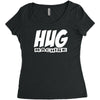 hug machine funny joke Women's Triblend Scoop T-shirt