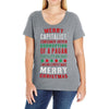 merry corruption of a pagan holiday Ladies Curvy T-Shirt