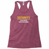 security little sister protection squad Racerback Tank