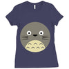 totoro Ladies Fitted T-Shirt