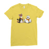 the owl and the weasel Ladies Fitted T-Shirt